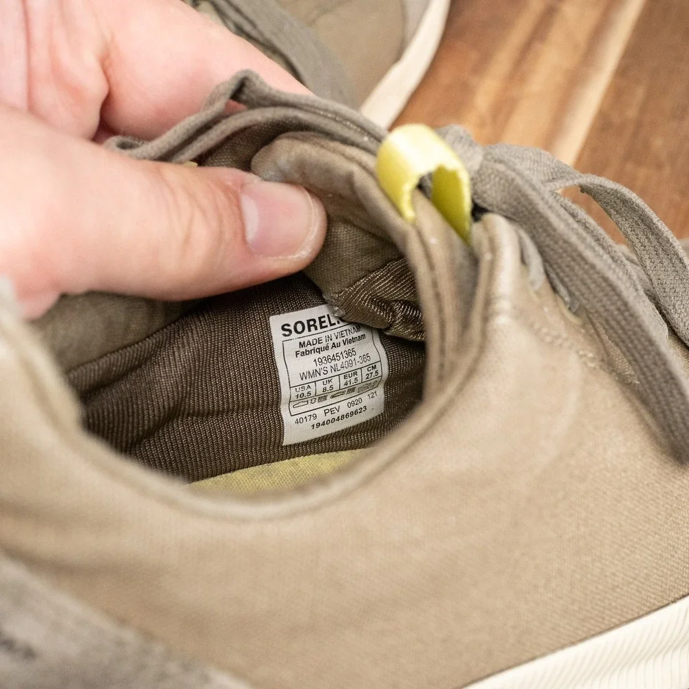 Sorel Women's Khaki Out 'N About Plus Classic Sneakers‎ Size 10.5